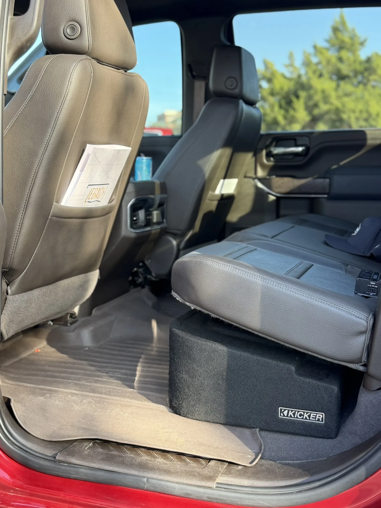 Subwoofer install custom audio