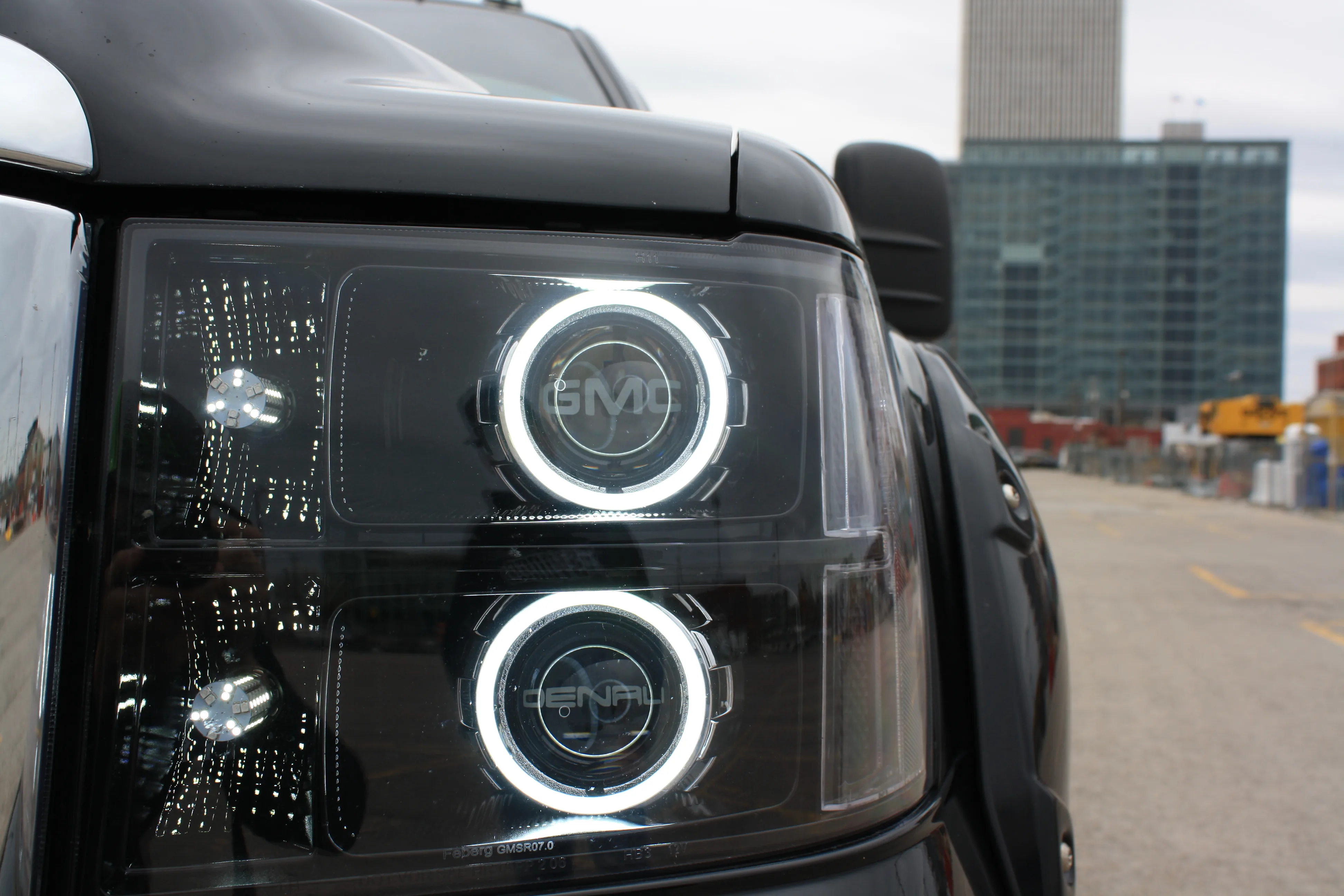 GMC Dual Halo Headlights